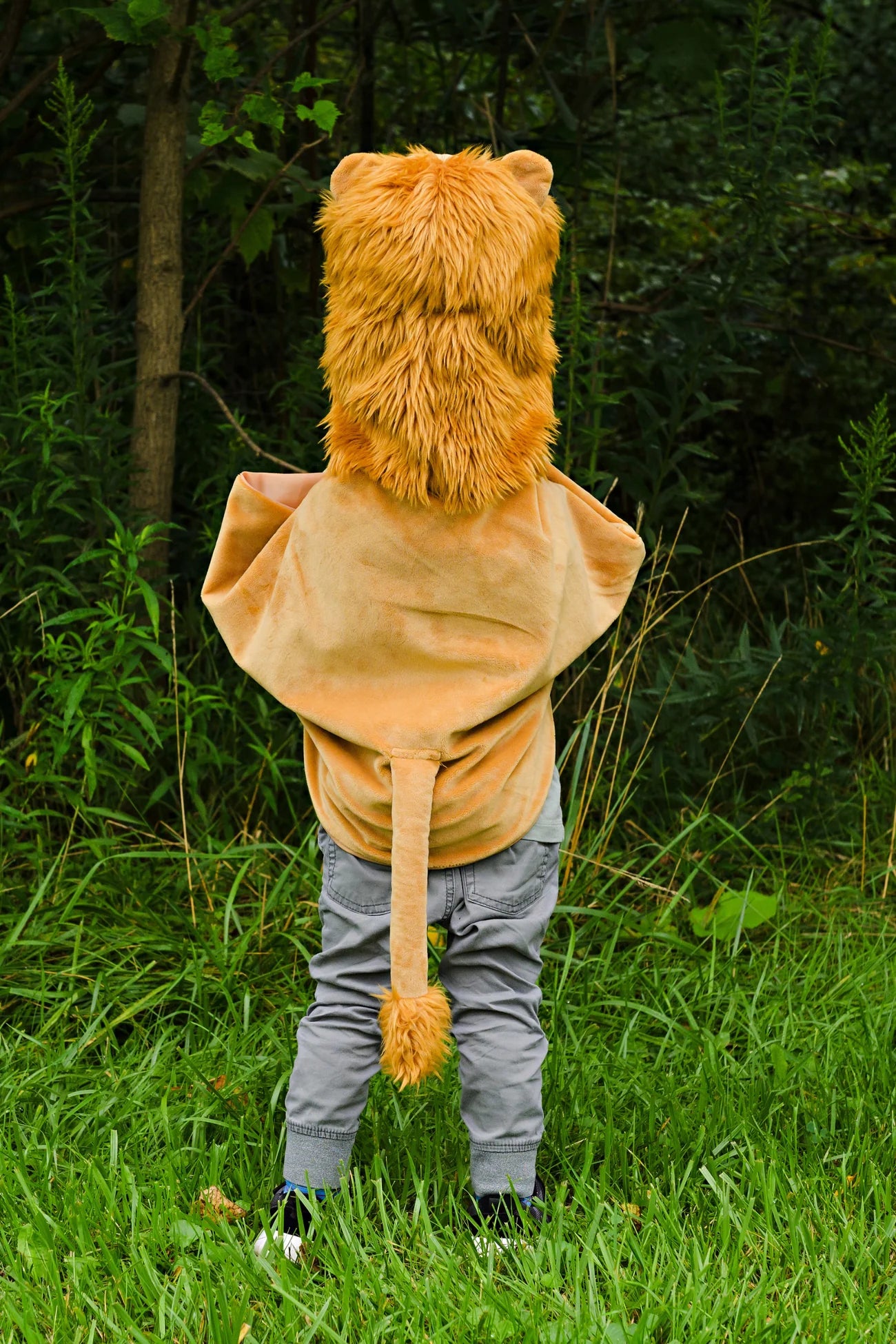 Get ready to rule the jungle in our Woodland Storybook Lion Cape. Little lions will love this soft and cuddly cape complete with lion hood and built-in-paws.