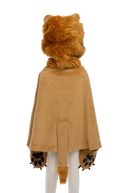 Get ready to rule the jungle in our Woodland Storybook Lion Cape. Little lions will love this soft and cuddly cape complete with lion hood and built-in-paws.