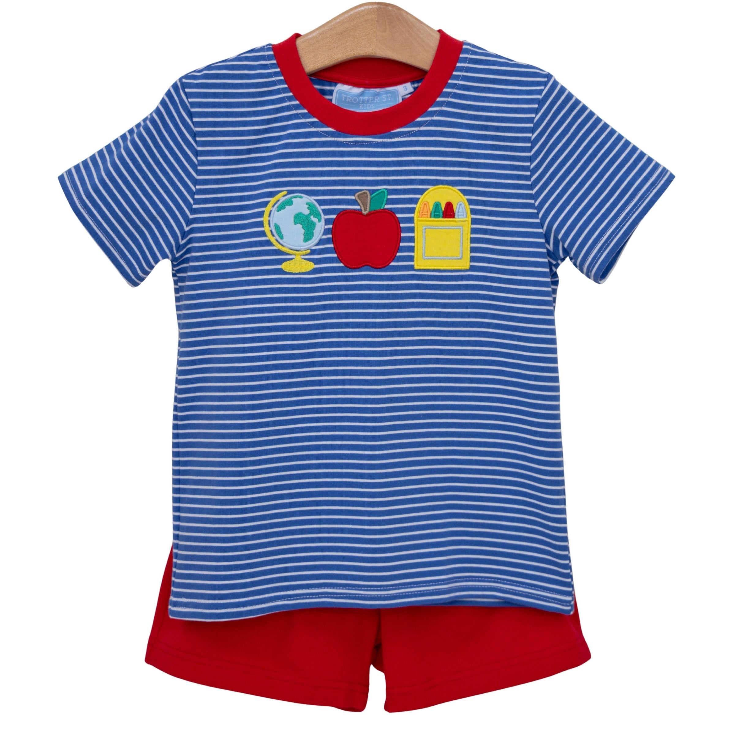 School Trio Short Set
