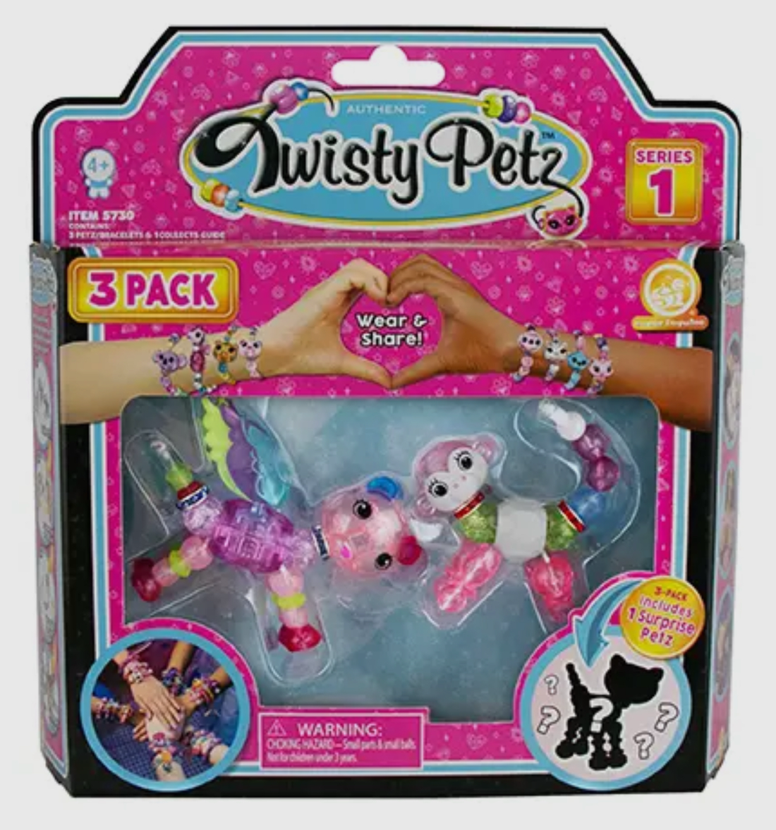 Twisty Petz 3 Bracelet Window Box
