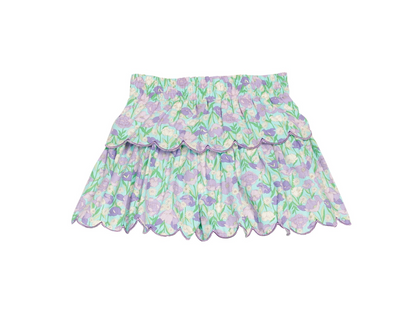 Tillies Tulips Two Tiered Skort