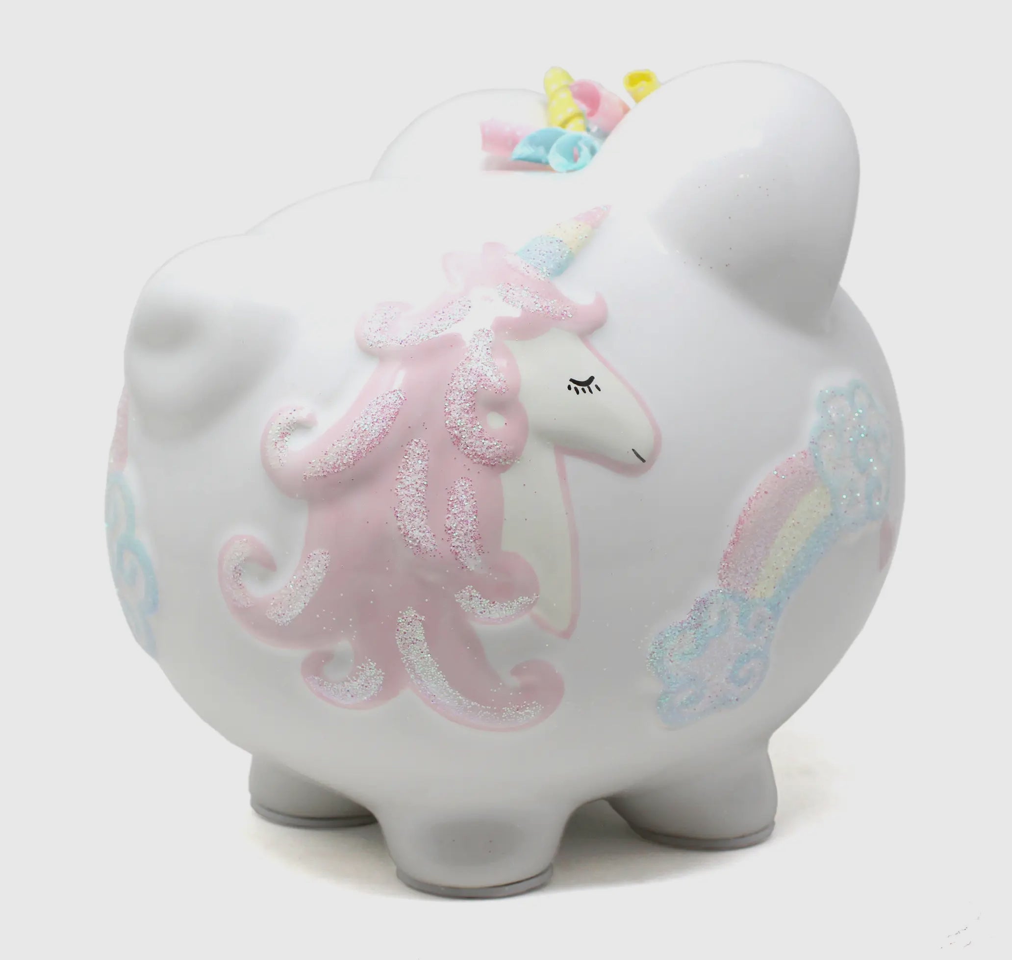 Unicorn &amp; Rainbow Piggy Bank