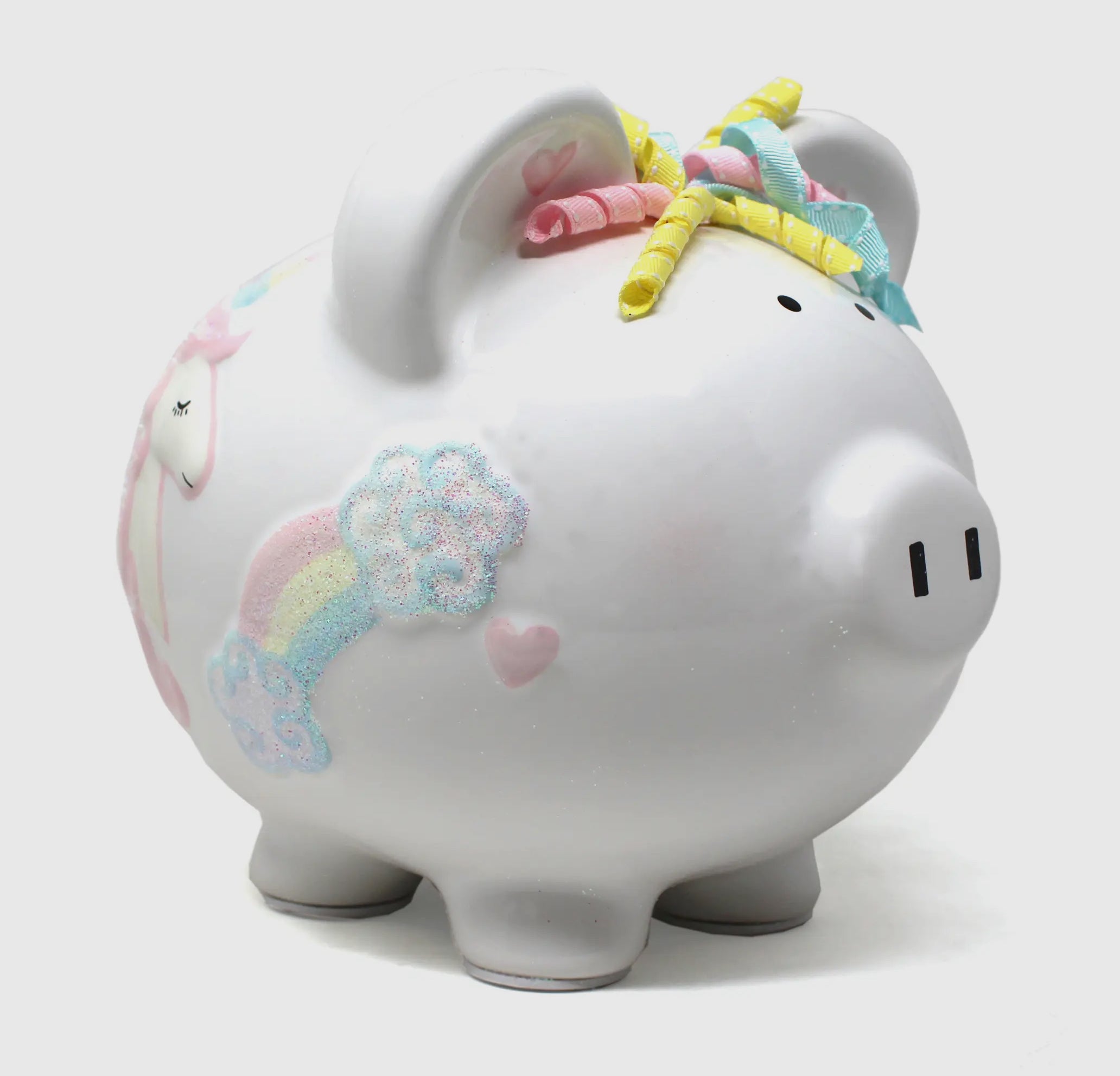Unicorn &amp; Rainbow Piggy Bank