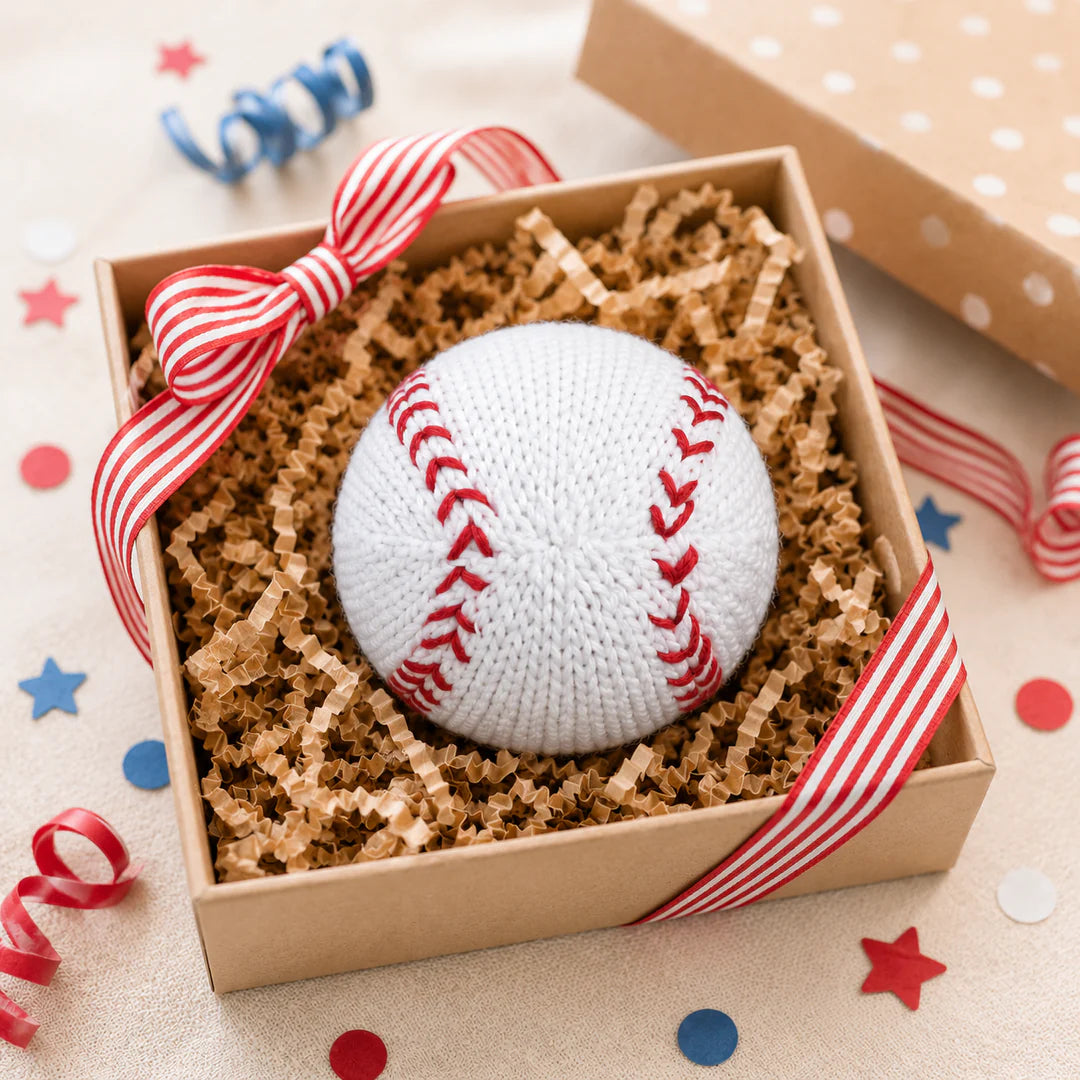 Will the Baseball Knit Rattle 5"