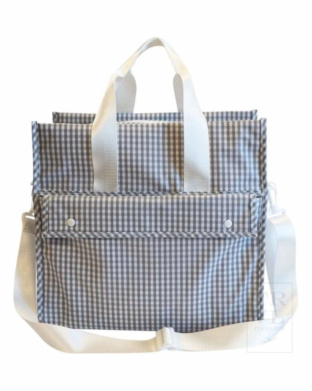 Diaper Bag - Grey Gingham