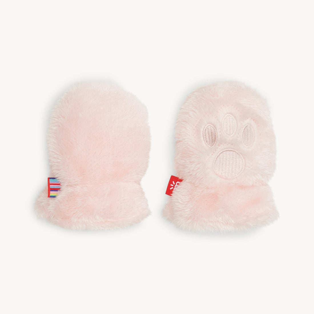 Minky Magnetic Pink Blossom Minky Mittens